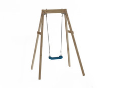 Kids Wooden Swing Set - Single