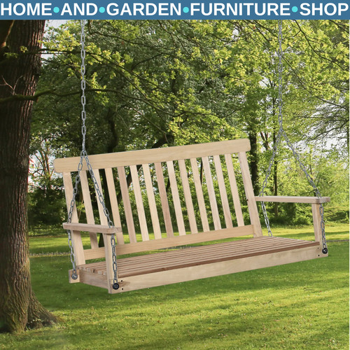Seater wooden swing chair - seater,