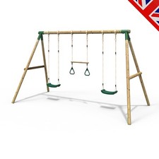 Rebo Kids Wooden Garden Swing