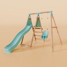 Single Wooden Baby Swing Set