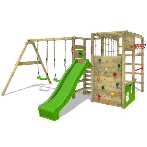 Wooden climbing frame fatmoose - wooden,